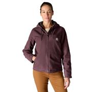 Carhartt Women's Loose Fit Washed Duck Sherpa Lined Jacket Cotton Lightweight Jacket