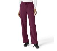 Carhartt Women's Medical Scrubs Pants, Wine, L Tall US