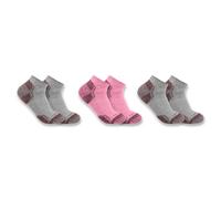 Carhartt Workwear SL2623W Womens Cotton Blend Low Cut Sock 3 Pack Asso L