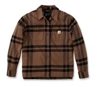 Carhartt - Women's Midweight Flannel L/S Plaid Shirt - Shirt size M, brown