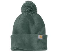 Carhartt Women's Pompom Knit Beanie, Frosted Balsam, One Size