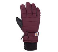 Carhartt Women's Quilts Insulated Breathable Glove with Waterproof Wicking Insert - Purple - S