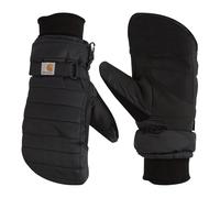 Carhartt Women's Quilts Insulated Mitt With Waterproofing Wicking Insert Cold Weather Gloves, Black, S UK