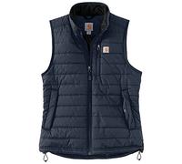 Carhartt, Women's, Rain Defender® Nylon Insulated Mock-Neck Vest, Navy, M