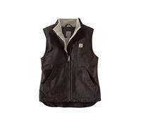 Carhartt Womens Sherpa Lined Mock Neck Soft Duck Vest XS - Bust 31-33' (78.5-84cm)