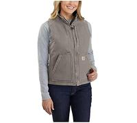 Carhartt Workwear 104224 Sherpa Lined Mock Neck Vest Taupe Grey Size: L