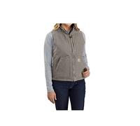 Carhartt Womens Sherpa Lined Mock Neck Soft Duck Vest L - Bust 38-40' (96.5-101.5cm)