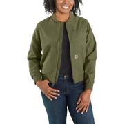 Carhartt Women's Rugged Flex Relaxed Fit Canvas Jacket, Basil, XS