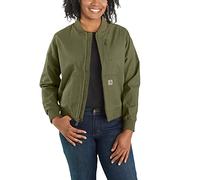 Carhartt Women's Rugged Flex Relaxed Fit Canvas Jacket, Basil, XS