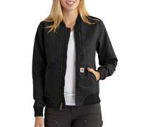 Carhartt, Women's, Rugged Flex® Relaxed Fit Canvas Jacket, Black, S