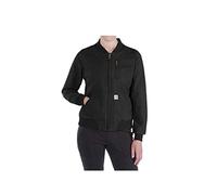 Carhartt, Women's, Rugged Flex® Relaxed Fit Canvas Jacket, Black, XS