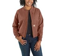 Carhartt Women's Rugged Flex Relaxed Fit Canvas Jacket, Nutmeg, L