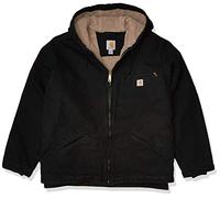 Carhartt Women's Sherpa Lined Sandstone Sierra Jacket WJ141 Work Utility Outerwear, Black, X-Large Plus