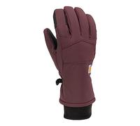 Carhartt Women's Storm Defender Insulated Softshell Glove Work, BlackBerry, Medium