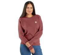 Carhartt womens Tencel Fiber Series Relaxed Fit Sweatshirt, Barnwood, 3X