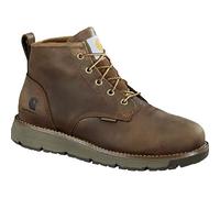 Carhartt Women's Waterproof Steel Toe Wedge Boot Millbrook Boots with Wedge Heel and Steel Toe Cap, Waterproof, brown, 11