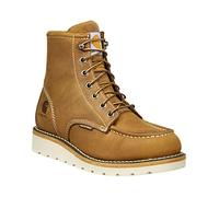 Carhartt Women's Wedge 6" Waterproof Soft Toe Ankle Boot, Dark Bison Oil Tanned, 10