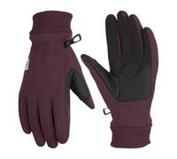 Carhartt Women's Wind Fighter Thermal-Lined Fleece Touch-Sensitive Knit Cuff Glove Work, BlackBerry, Large