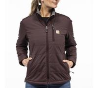 Carhartt Women's Winter Jacket Relaxed Fit Light Insulated, Blackberry, S