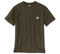 Carhartt - Workw Pocket S/S - T-shirt size M, brown/olive