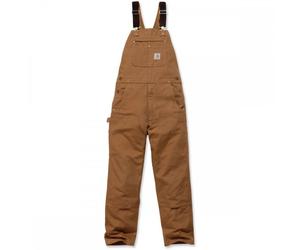 Carhartt Workwear 102776 Bib Overall Carhartt Brown Waist: 34" In 34" 32"