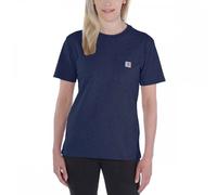 Carhartt Women's Loose Fit Heavyweight Short-Sleeve K87 Pocket T-Shirt, Navy, M