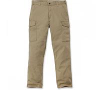 Carhartt Men's Rugged Flex Relaxed Fit Canvas Cargo Work Pant, Dark Khaki, W32/L30