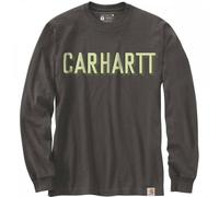 Carhartt Workwear 104891 Workwear Logo Long Sleeve T-Shirt Peat L Colo L