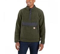Carhartt Mens Relaxed Fit Pullover Sherpa Fleece Jacket XL - Chest 46-48' (117-122cm)