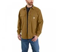 Carhartt Workwear 105419 Canvas Fleece-Lined Shirt Jacket Oak Brown L L