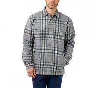 Carhartt Workwear 105430 Flannel Sherpa Lined Shirt Jacket Asphalt M C M