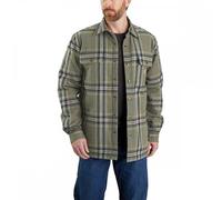 Carhartt Workwear 105430 Flannel Sherpa Lined Shirt Jacket Basil S Che S