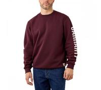 Carhartt Workwear 105444 Crewneck Graphic Logo Sweatshirt Port S Chest S