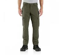 Carhartt Men's Rugged Flex Relaxed Fit Ripstop Cargo Work Pant, Basil, W36/L30