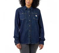 Carhartt Workwear 105492 Womens Midweight Denim Long Sleeve Shirt Zion M
