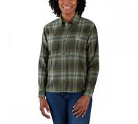 Carhartt Womens Midweight Flannel Long Sleeve Plaid Shirt