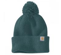 Carhartt Workwear 106003 AH6003 Womens Knit Pom Beanie Greenstone One One Size