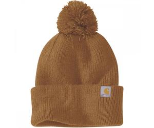 Carhartt Workwear 106003 Womens Knit Pom-Pom Cuffed Beanie Carhartt Br One Size