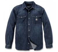 Carhartt Workwear 106429 Denim L/S Snap Front Shirt - Wyatt S Colour: S