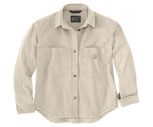 Carhartt Workwear 106621 Womens Heavyweight Duck Overshirt H23 Oat Mil S