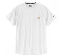 Carhartt Men's Force Relaxed Fit Midweight Short-Sleeve Pocket T-Shirt, White, XL