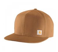 Carhartt Workwear 106665 Firm Duck Flat Brim Cap Carhartt Brown Colour