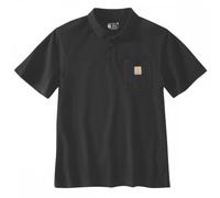 Carhartt Men's Loose Fit Midweight Short-Sleeve Pocket Polo, Carbon Heather, Medium, Carbon Heather, Medium