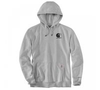 Carhartt Workwear 107064 Signature Logo Sweatshirt Asphalt Heather Siz XXL