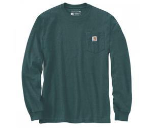 Carhartt Workwear 107260 TK7260 M RlxdFt HW LS Mntn Grphc Tshrt Greens M