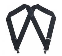 Carhartt Men's Suspender, Rugged Flex Elastic Suspenders for Men Suspenders, Elastic Full Swing Side Clip (Black), One Size UK