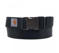 Carhartt Men's, Lässiger Robuster Gürtel für Herren, Erhältlich in Verschiedenen Stilen, Farben und Größen Belt, Rugged Flex Nylon Strap Black, L