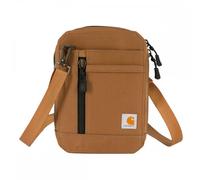 Carhartt Unisex's Nylon Duck, Water Resistant Wallet with Adjustable Crossbody Strap Brown