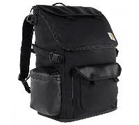 Carhartt Unisex's 35l Nylon Workday Backpack, Durable Water-Resistant Pack with 15" Laptop Sleeve and Adjustable Shoulder Straps, Black, One Size