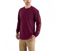 Carhartt Workwear EK231 Sleeve Logo Long Sleeve T-Shirt Port 2XL Size: 2XL